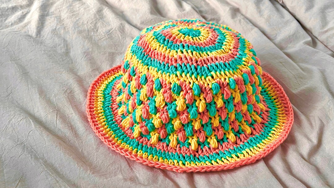 Crochet Pattern Rita Bucket Hat Crochet Bucket Hat Crochet Etsy