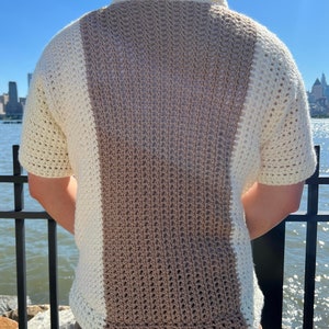Crochet Pattern - Imatra Top - Men's Crochet Sweater Pattern, Men's ...