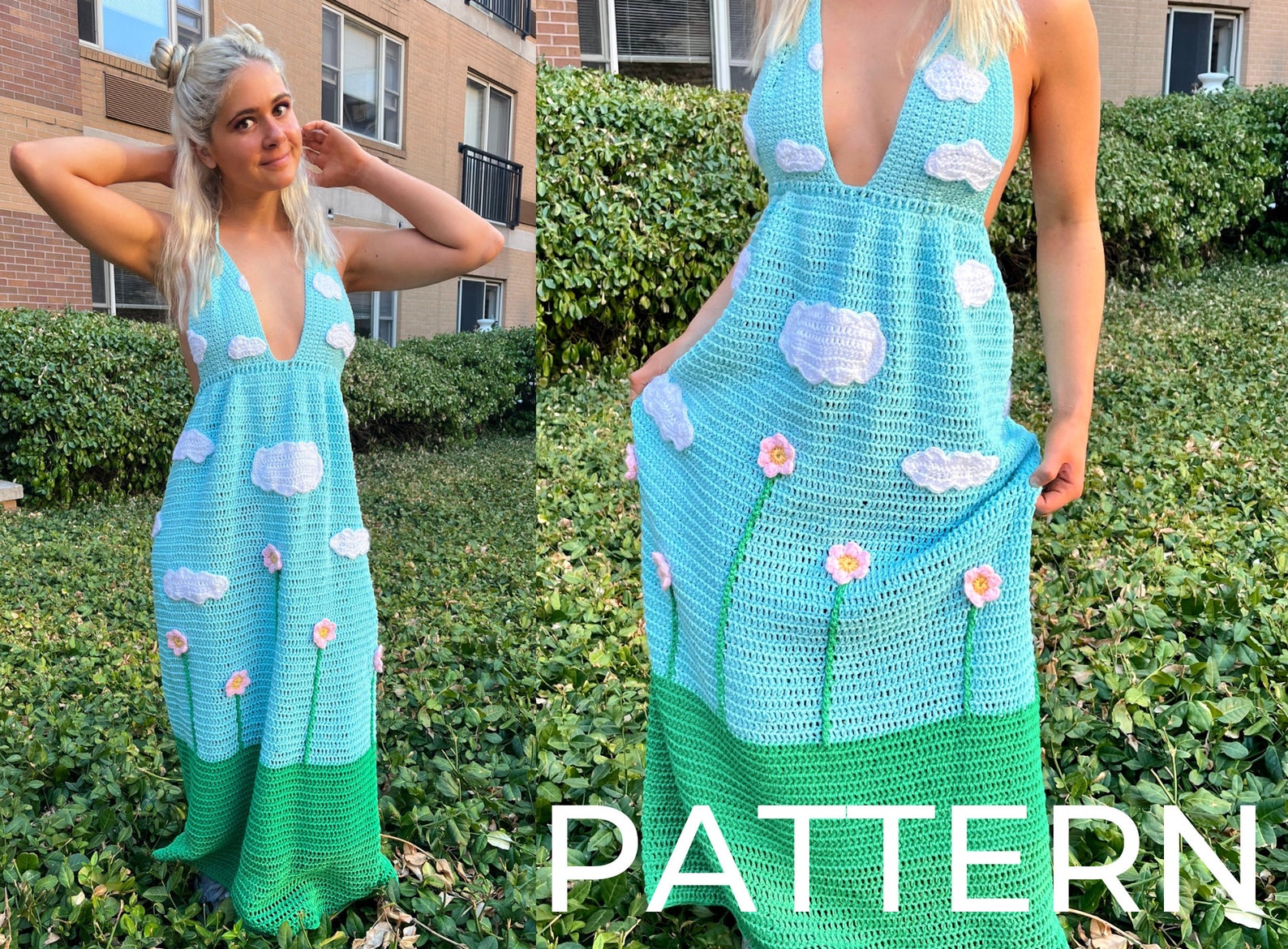 Crochet Pattern Paisley Dress Crochet Dress Crochet Dress Etsy
