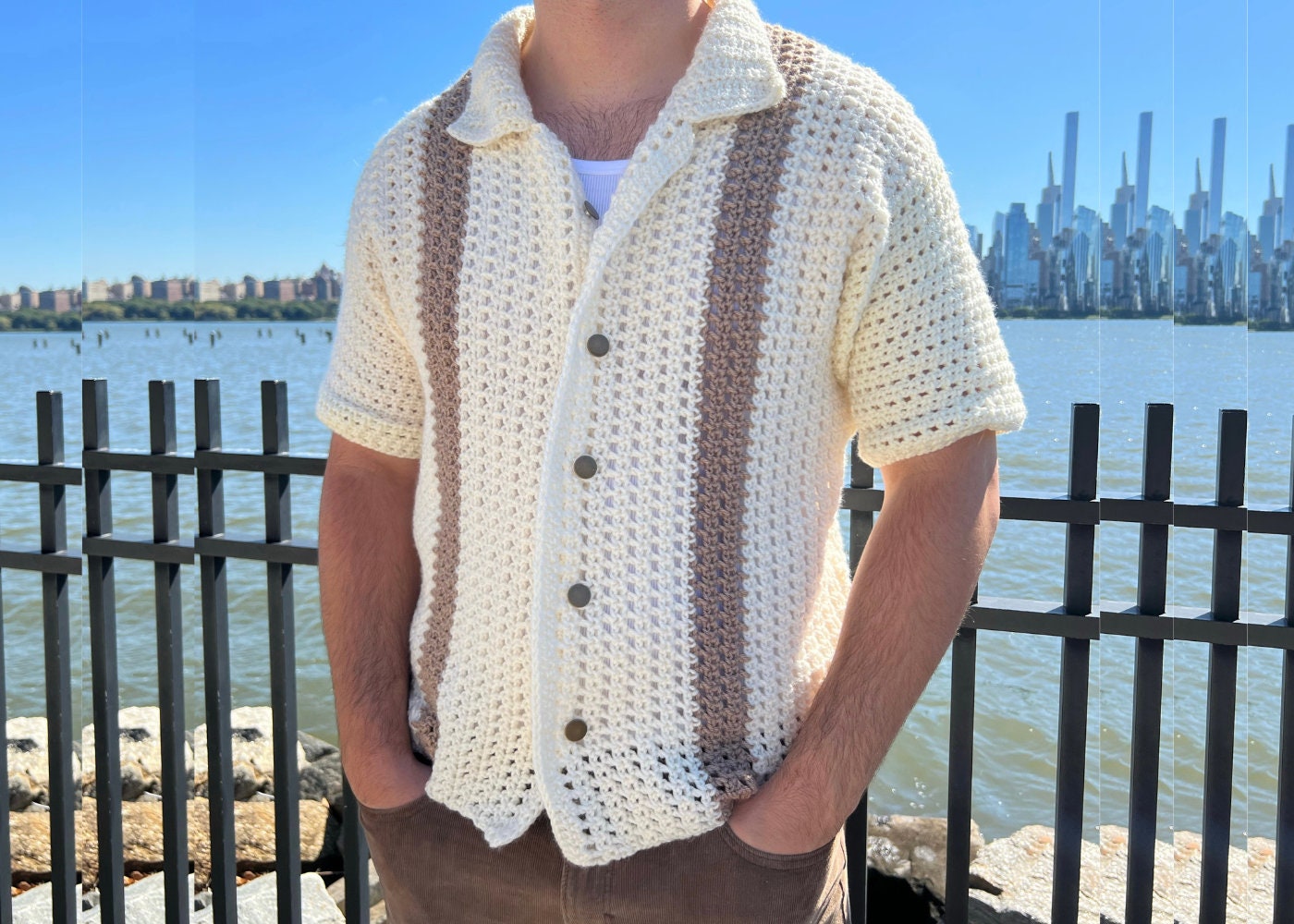 Crochet Pattern Imatra Top Men's Crochet Sweater Etsy Australia