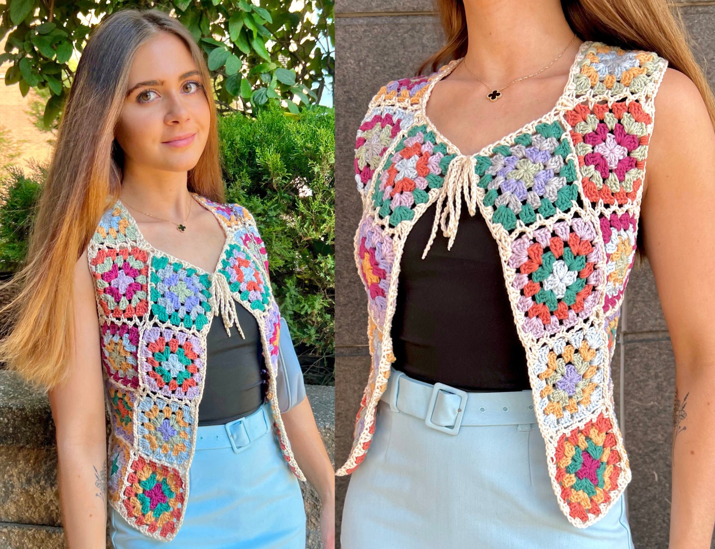 Crochet Pattern -hana Vest, Crochet Vest Pattern, Crochet