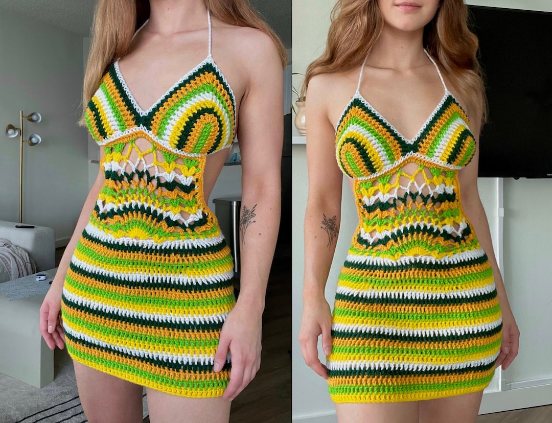 white christmas dresses Beach Ready Crochet Cover Up Dress – VICI