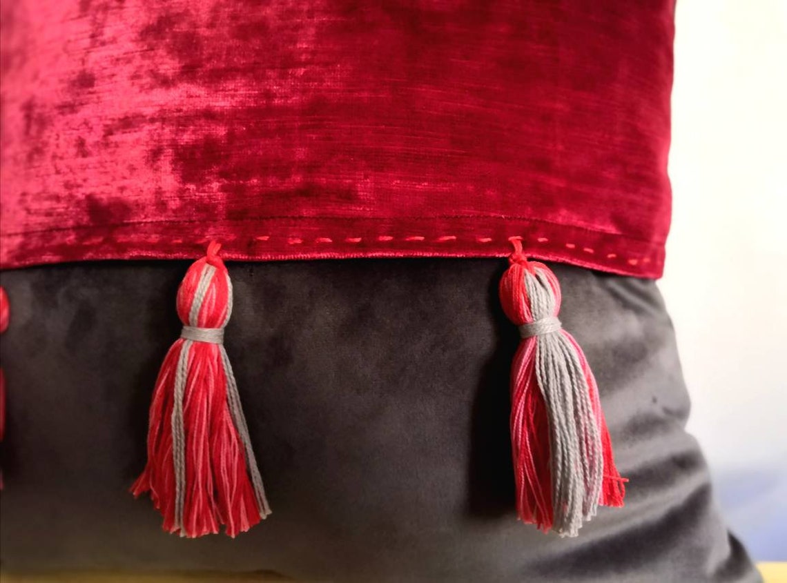 Astra Tassel Cushion Cover