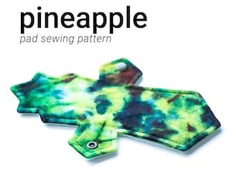 8" 10" and 12" Pineapple | Cloth Pad Sewing Patterns | Not interchangeable with other Versodile patterns