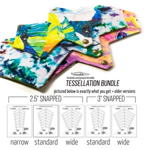 Tessellation EXPANDED Options | 6" - 18" | 2.5 and 3" Snapped Width