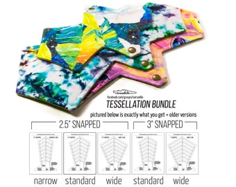 Tessellation EXPANDED Options | 6" - 18" | 2.5 and 3" Snapped Width