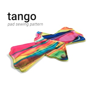 2.5&quot; Tango | Cloth Pad Pattern | 6&quot; 8&quot; 10&quot; 12&quot; 14&quot; 16&quot; | DIY Cloth Menstrual Pads
