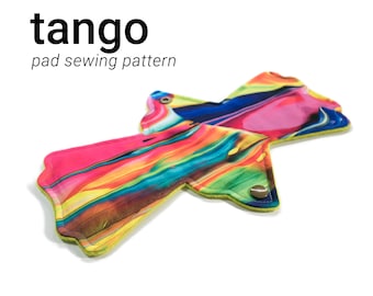 2.5" Tango | Cloth Pad Pattern | 6" 8" 10" 12" 14" 16" | DIY Cloth Menstrual Pads