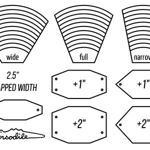 2.5" Radial Cloth Pad Pattern | 3 flare angles for better fit | Mix & Match Parts