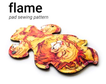 FLAME | 3 Length Bundle | Cloth Pad Sewing Patterns | 2.5" Snapped Width | Mix & Match