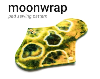 Cloth Pad Pattern MOONWRAP | 7 lengths | DIY Cloth Menstrual Pads | Post Partum Mama Cloth