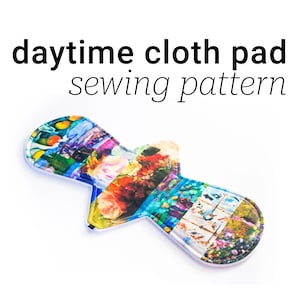 ROUND Cloth Pad Sewing Patterns | Standard & Wide options