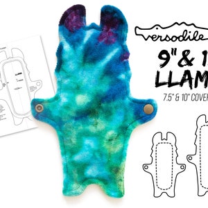 9" & 11" LLAMA | Cloth Pad Patterns | DIY Cloth Menstrual Pads