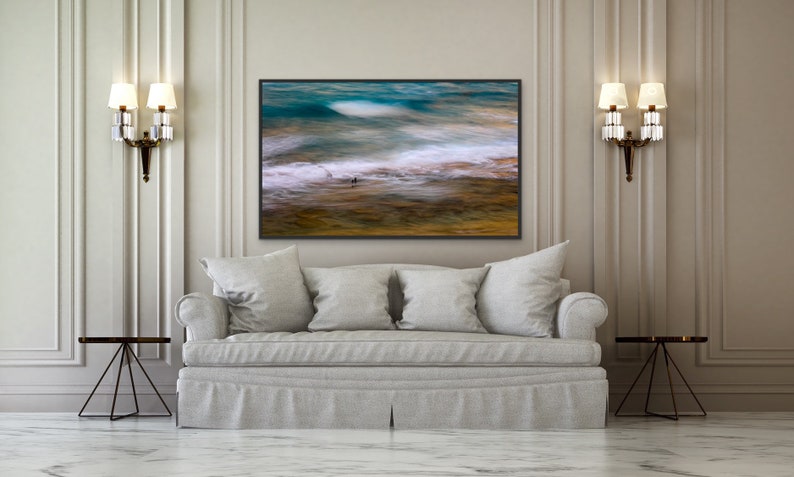 Beach Ocean Waves Seascape Fine Art Canvas Coastal Fine Art Photography,Art Limited Edition ~ Palm Beach Abstract~Palm Beach Florida