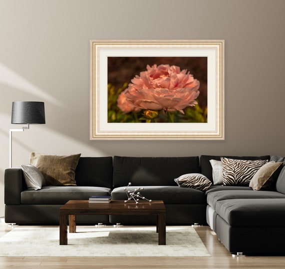 Peony, Rhode Island, Fine Art, Canvas, Artwork, Peony Art, Peach, Floral, Photography, Floral Artwork, Garden, Canvas Wall Art, Nature, Art