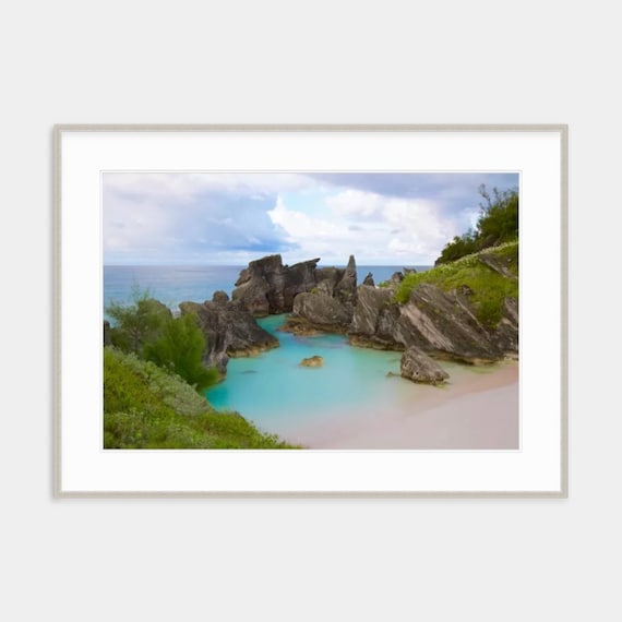 Bermuda Print, Horseshoe Bay Beach, Bermuda, Pink Sand Beach, Tropical Photography, Coastal Photography, Coastal Home Decor, Beach Artwork