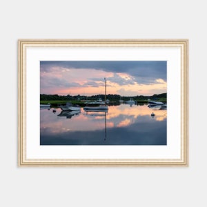 Nashaquitsa Pond, Chilmark, Nautical, Martha's Vineyard, New England Wall Art, Coastal Art, Coastal Decor, Marthas Vineyard Photography image 1