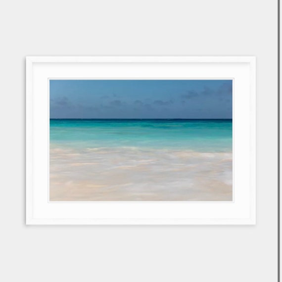 Framed Art, Bermuda, Elbow Beach, Ocean Art, Beach Art, Bermuda Artwork, Framed Print, Framed Bermuda Art, Beach, Ocean, Pink Sand, Artwork