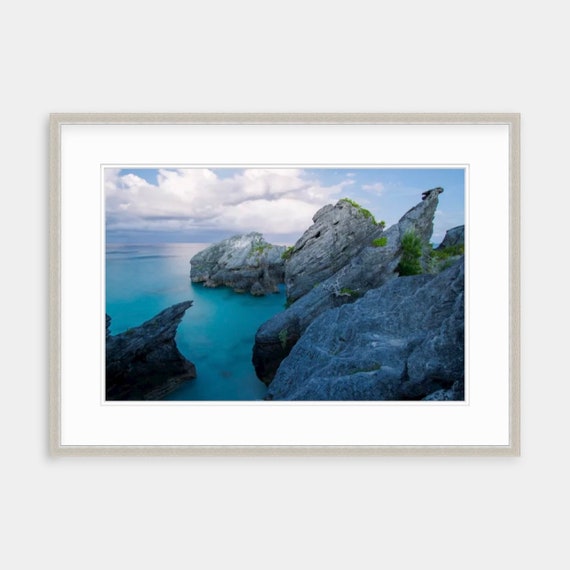 Framed Art, Bermuda, Long Bay Beach, Warwick Parish, Long Bay, Beach, Bermuda Artwork, Framed Print, Framed Bermuda Art, Sunset