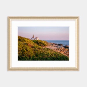 Beavertail Lighthouse, Jamestown, Rhode Island, Fine Art, Canvas, Artwork, New England, Seascape, Coastal, Rhode Island Photography,Nautical image 1