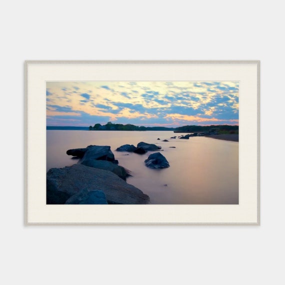 Rhode Island Photography, Oakland Beach, Brushneck Cove, Rhode Island, Beach, Sunset, Photography, Artwork, Home Decor, Coastal Art, Print