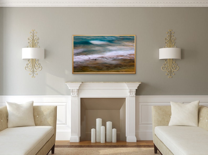 Beach Ocean Waves Seascape Fine Art Canvas Coastal Fine Art Photography,Art Limited Edition ~ Palm Beach Abstract~Palm Beach Florida