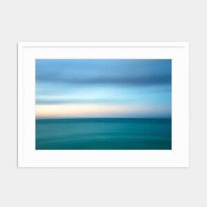 Grace Bay Canvas Art: Caribbean Abstract Seascape Photography
