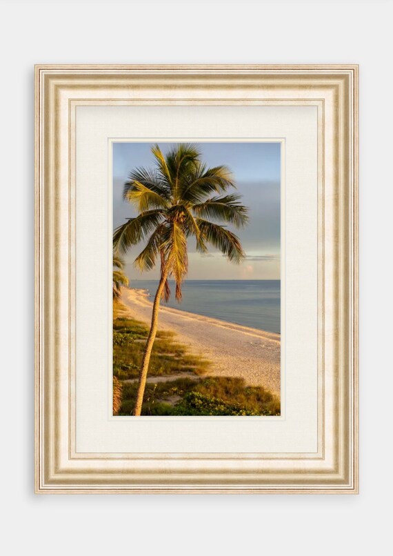 Naples Florida Beach Canvas Art: Coastal Seascape Photography