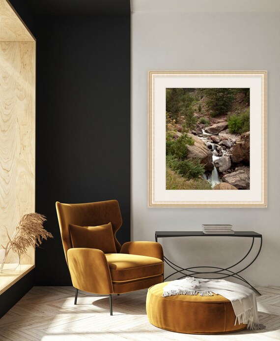 Eldorado Canyon State Park, Boulder, Colorado, Waterfall, Decor, Photograph, Artwork, Wall Art, Colorado Photography, Nature Photography,Art