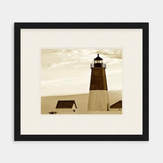 Point Judith Lighthouse, Point Judith, Narragansett, Rhode Island, Rhode Island Art, Coastal Decor, Nautical, Photograph,Lighthouse Print,RI