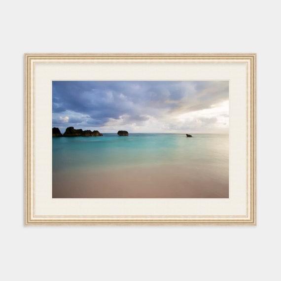 Framed Art, Bermuda, The Reefs, Southampton Parish, The Reefs Resort, The Reefs Club, Bermuda Artwork, Framed Print, Framed Bermuda Art