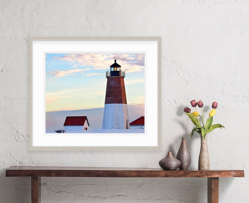 Point Judith Lighthouse Sunset Point Judith Narragansett Etsy