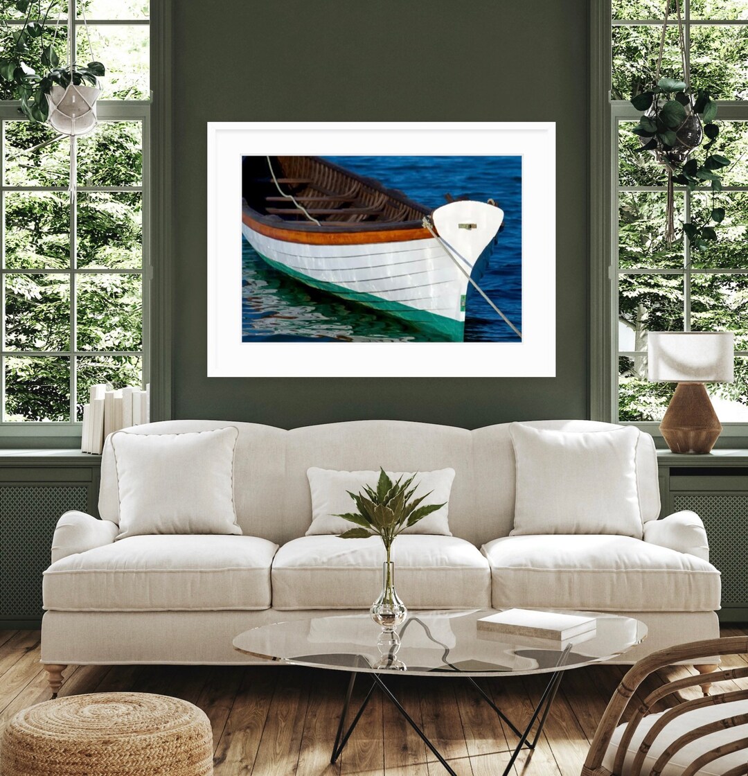 Nautical Art Vineyard Haven Martha's Vineyard Art Boat Etsy.de