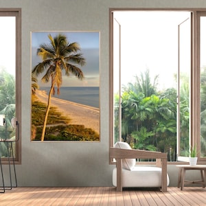 Vanderbilt Beach, Naples, Florida, Art, Artwork, Photograph, Palm Tree, Print, Ocean, Seascape, Sunset, Coastal, Florida Artwork, Naples Art