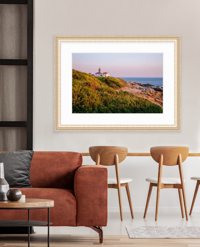 Beavertail Lighthouse, Jamestown, Rhode Island, Fine Art, Canvas, Artwork, New England, Seascape, Coastal, Rhode Island Photography,Nautical image 2