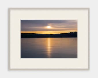 Lake Winnipesaukee Winter Canvas Print: New Hampshire Fine Art