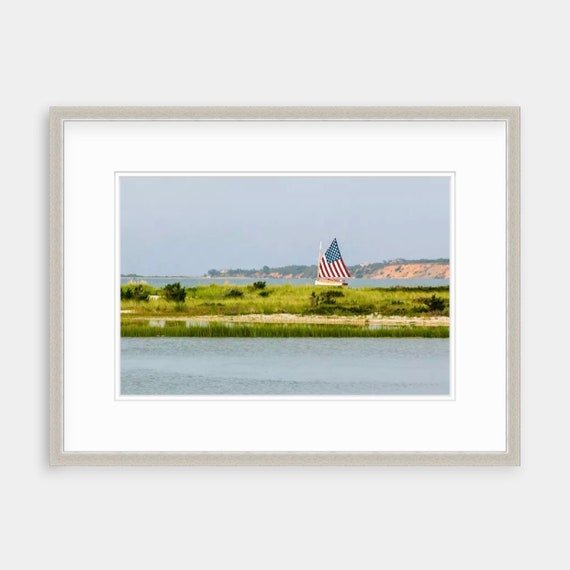 Coastal Art, Martha’s Vineyard Art, Canvas Wall Art, Edgartown, Chappaquiddick, Fine Art Canvas, Artwork, Seascape