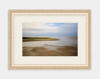 Chapin Beach Framed Art Print: Coastal New England Decor