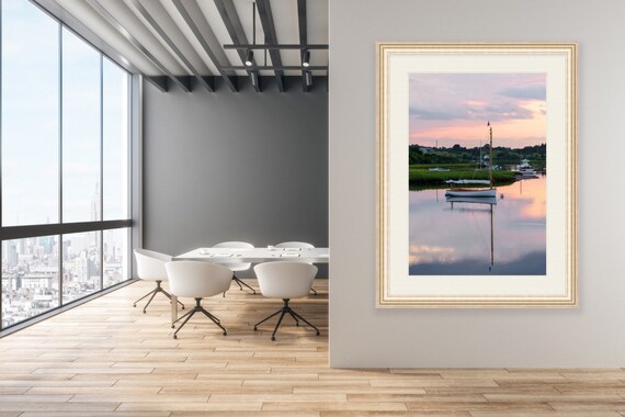 Nashaquitsa Pond, Chilmark, Martha’s Vineyard, Art, Artwork, Photograph, Print, Sailboat, Sunset, Coastal, Martha’s Vineyard Photography, MV