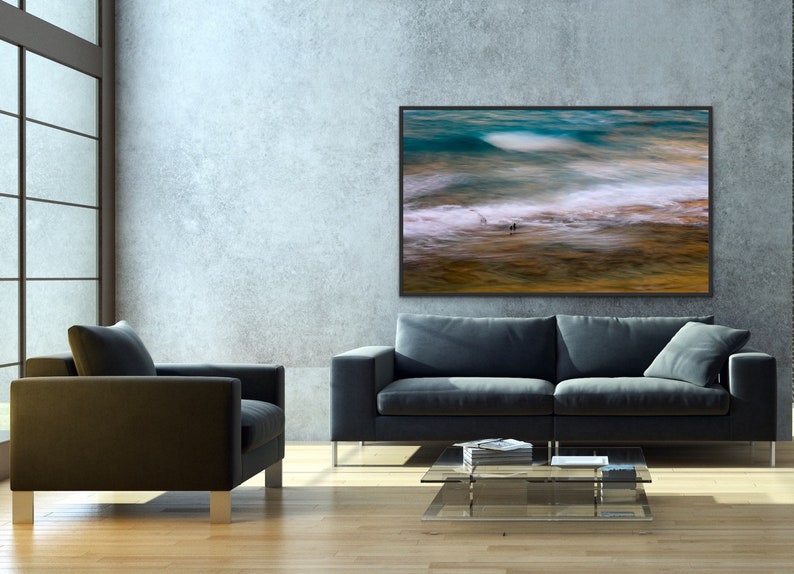 Beach Ocean Waves Seascape Fine Art Canvas Coastal Fine Art Photography,Art Limited Edition ~ Palm Beach Abstract~Palm Beach Florida