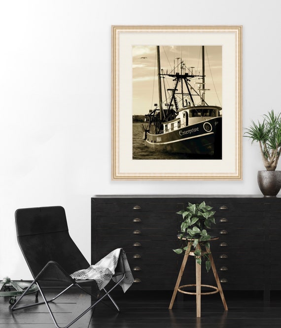 Fishing Boat Photograph, Galilee Boat Print, Boat Photo, Narragansett Art Print, Nautical Boat Print, Fisherman Home Decor, Rhode Island Art