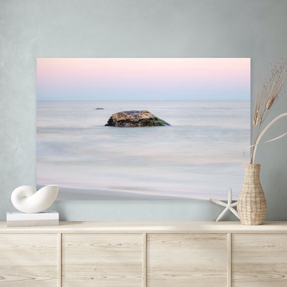 Rhode Island Artwork, Scarborough Beach, Rhode Island, Ocean Photography, Canvas Wall Art, Coastal Home Decor, Ocean Art, Beach Artwork, RI