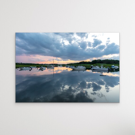 Canvas Artwork, Nashaquitsa Pond, Chilmark, Martha's Vineyard Artwork, Martha’s Vineyard Photography, Canvas, Coastal Wall Art, Seascape Art