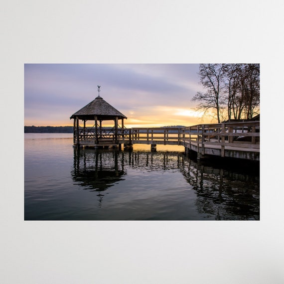Lake Winnipesaukee Canvas Art, Lake Winnipesaukee Artwork, Church Landing, Meredith, New Hampshire Wall Art, Lake Winnipesaukee Home Decor