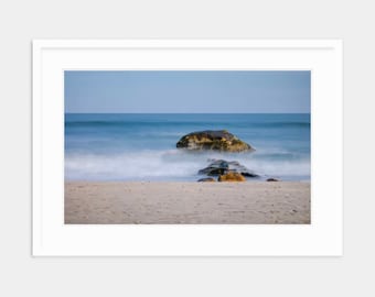 Narragansett Art, Scarborough Beach, Narragansett, Rhode Island, New England, Ocean, Coastal Art, Beach Art, Photograph, Coastal Home Decor