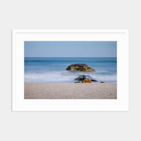 Narragansett Art, Scarborough Beach, Narragansett, Rhode Island, New England, Ocean, Coastal Art, Beach Art, Photograph, Coastal Home Decor