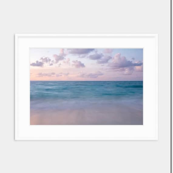 Turks and Caicos Artwork, Providenciales, Turks and Caicos, Grace Bay Beach, Coastal Decor, Sunset, Artwork, Wall Art, Caribbean Photography