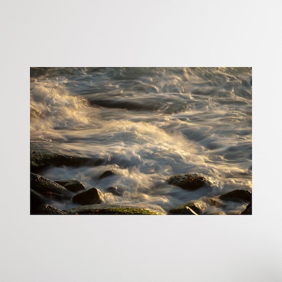 Beavertail State Park, Jamestown, Rhode Island, Canvas Wall Art, Coastal Home Decor, Ocean Art, Coastal Wall Decor, Coastal Abstract, RI