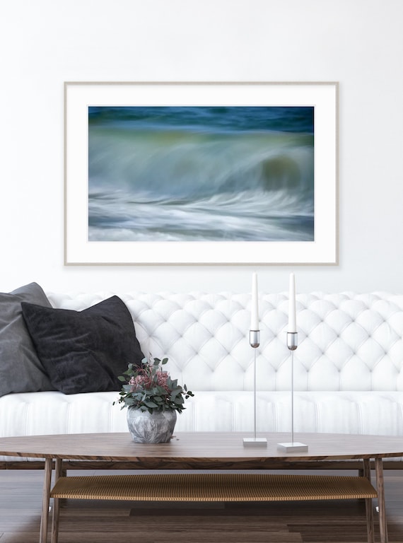 South Beach Surf Print: Katama, Martha's Vineyard Coastal Decor