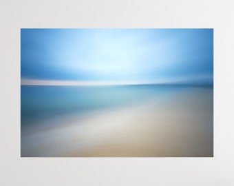 Edgartown Beach Canvas Art: Martha's Vineyard Coastal Abstract